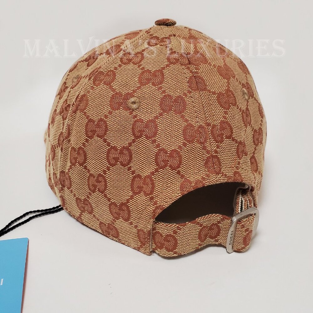 GUCCI BASEBALL CAP LA DODGERS GG SUPREME LOGO CANVAS PATCH HAT sz 57 - 61 - Picture 6 of 14